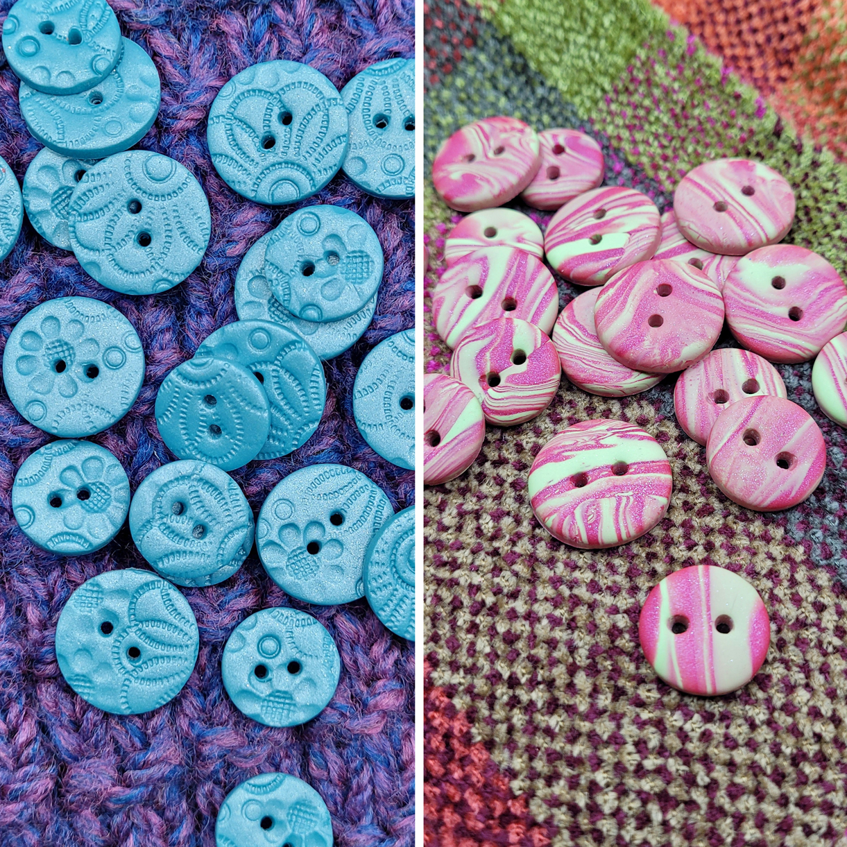 Polymer Clay Button Making
