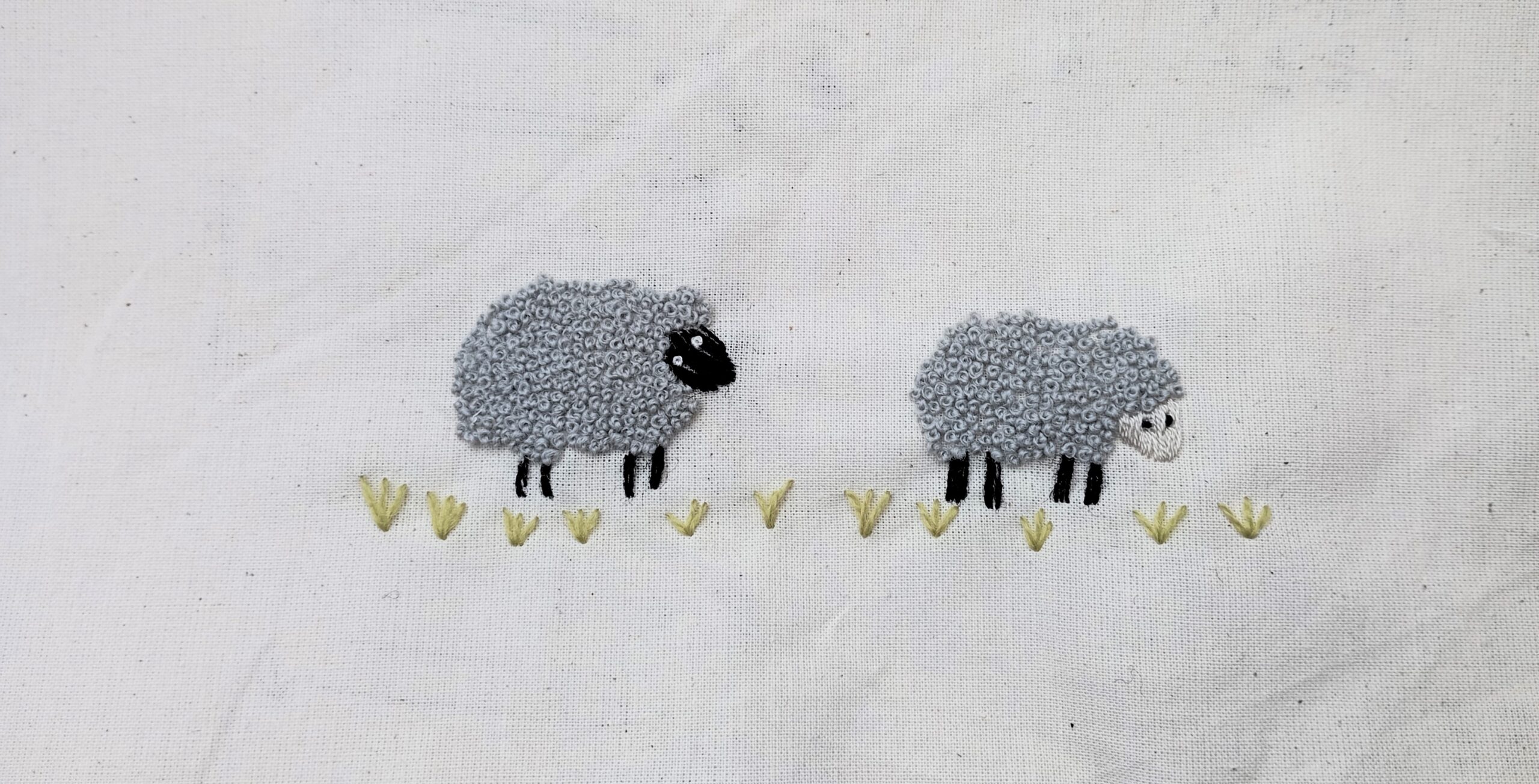 Crewel Work Sheep