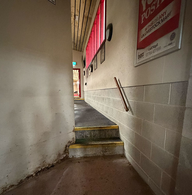 Entrance to Yarndale theatre